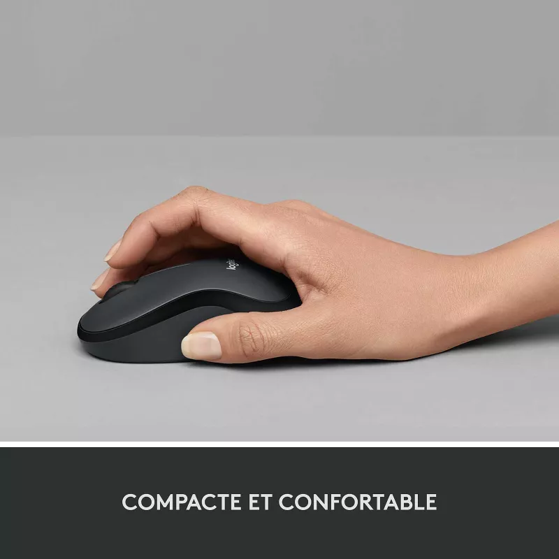 Logitech M220 Silent (Noir) - MAY PLAY-TECH Mayotte