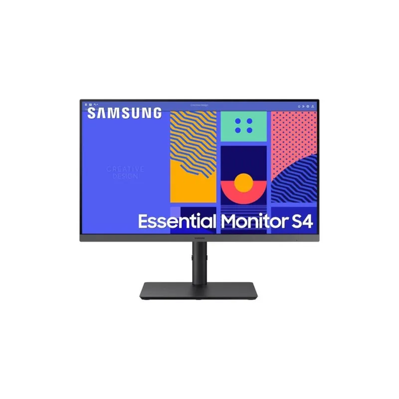 24" Samsung C432 Series FHD 1920x1080 100Hz HDMI/VGA/DP Pivot 3Y - MAY PLAY-TECH Mayotte