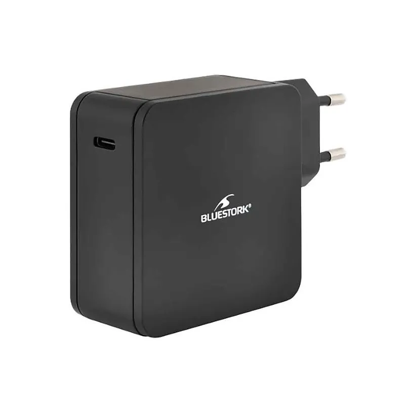 BLUESTORK CHARGEUR MURAL 45W USB-C pour NOTEBOOK NOIR - MAY PLAY-TECH Mayotte