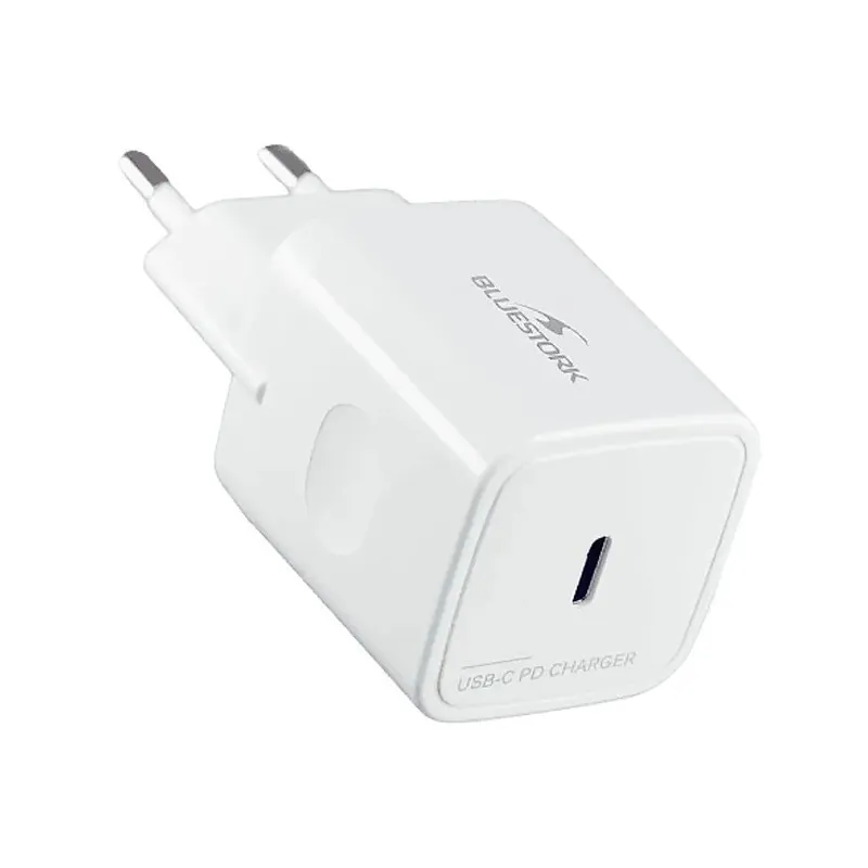 BLUESTORK BS-PW-NB-30-C-A/2 ALIM. 30W USB-C+A pour Tél/Tab/Switch - MAY PLAY-TECH Mayotte