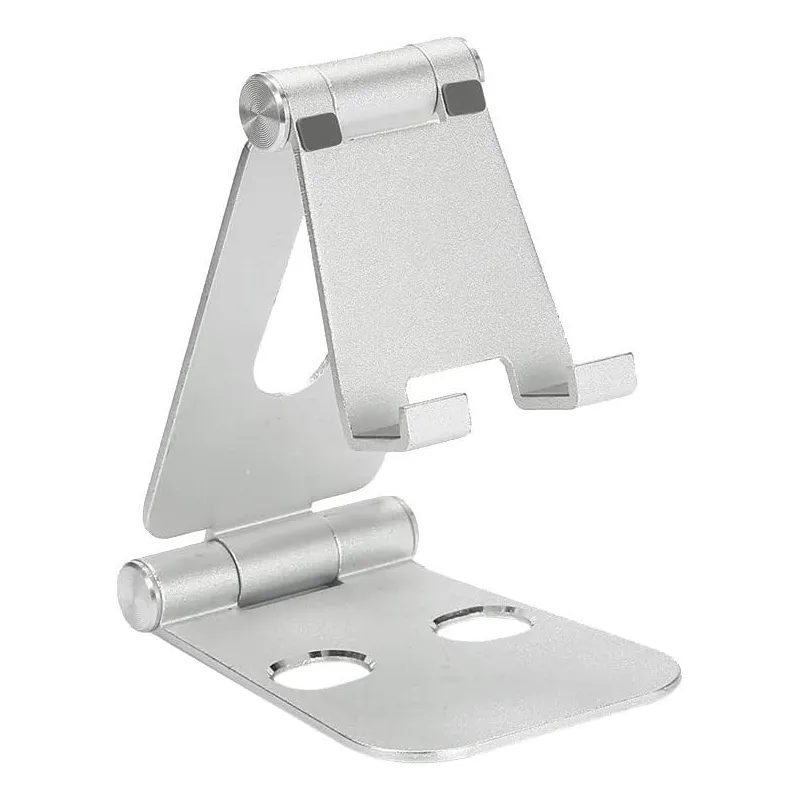 WE-Support tel/tab universel de table tout en alu silver - MAY PLAY-TECH Mayotte