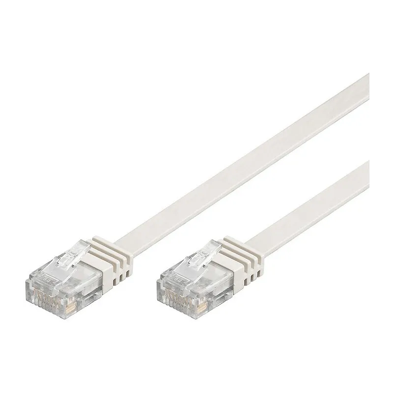 CABLE RESEAU RJ45 FTP CAT.6 Blindé * 2M BLANC*853813 - MAY PLAY-TECH Mayotte