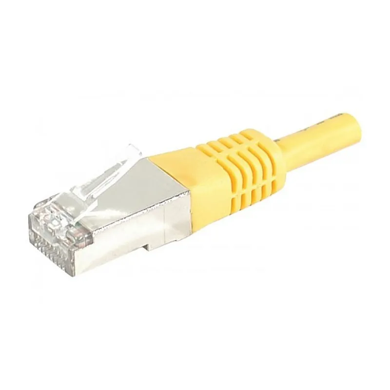 CABLE RESEAU RJ45 FTP CAT.6 Blindé * 3M jaune [842301] - MAY PLAY-TECH Mayotte