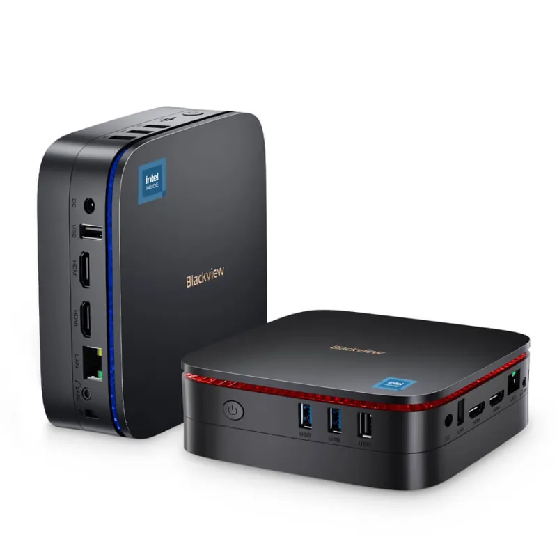 PC BLACKVIEW MP60 Mini PC N5095 8/256Go M.2 SATA 2HDMI WiFi BT W11pro - MAY PLAY-TECH Mayotte