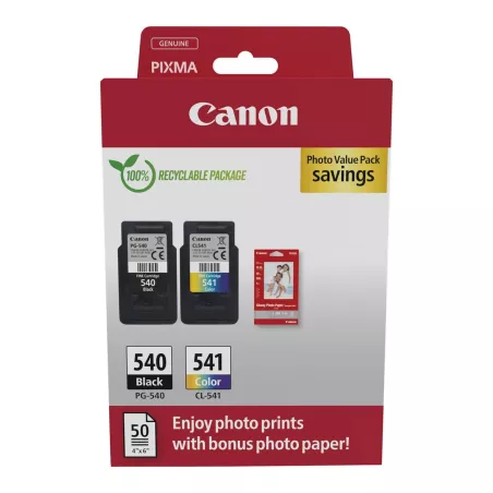 Cartouches Canon PG-540 + CL-541 – Multipack Noir & Couleur – 180 pages | Mamoudzou, Mayotte